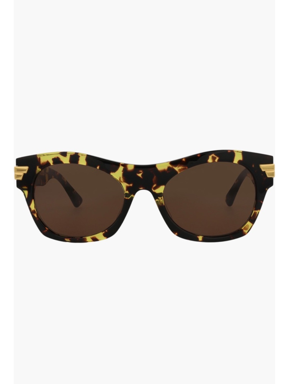 Bottega Veneta Havana Brown Sunglasses with Brown Lenses
